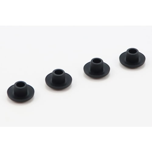 KITACO Osłona śruby z łbem stożkowym (dla ABS/M8) Ogólnego przeznaczenia 4 sztuki czarne 0900-000-80116