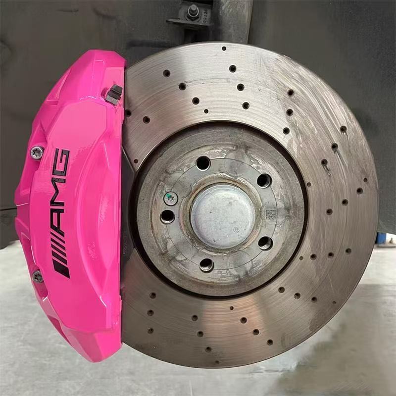 Adesivi Pinza Freno Ruota Auto Impermeabili Riflettenti Emblema Decorazione Decalcomania Per Mercedes Benz AMG W205 W203 GLC GLA W211 W220 GX2