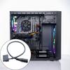 4Pin PC Cooling Fan Adapter Cable Interferences Resist Design For Printers Cooling Cord