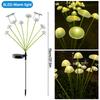 1/2/3/4PCS LED Solar Outdoor Jellyfish Swaying Lights Waterproof Garden RGB Mushroom Lawns Lamp for Patio Yard Garden Decoration