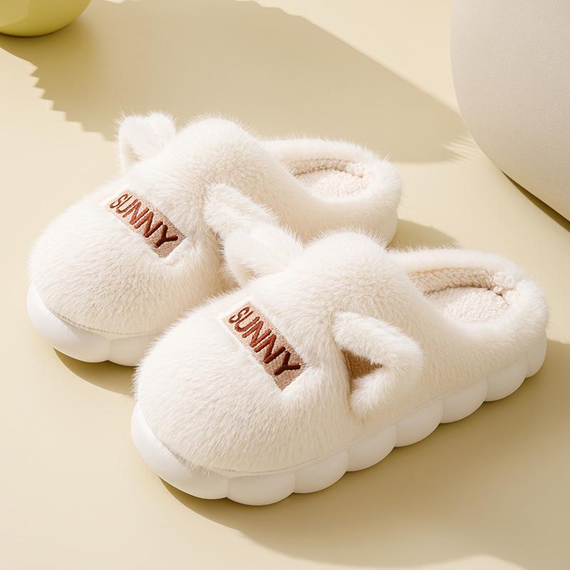 Cartoon Baumwollschuhe Herbst und Winter Freizeit Indoor Zuhause Samt Dicke Sohle Warme Baumwollpantoffeln EVA-Sohle