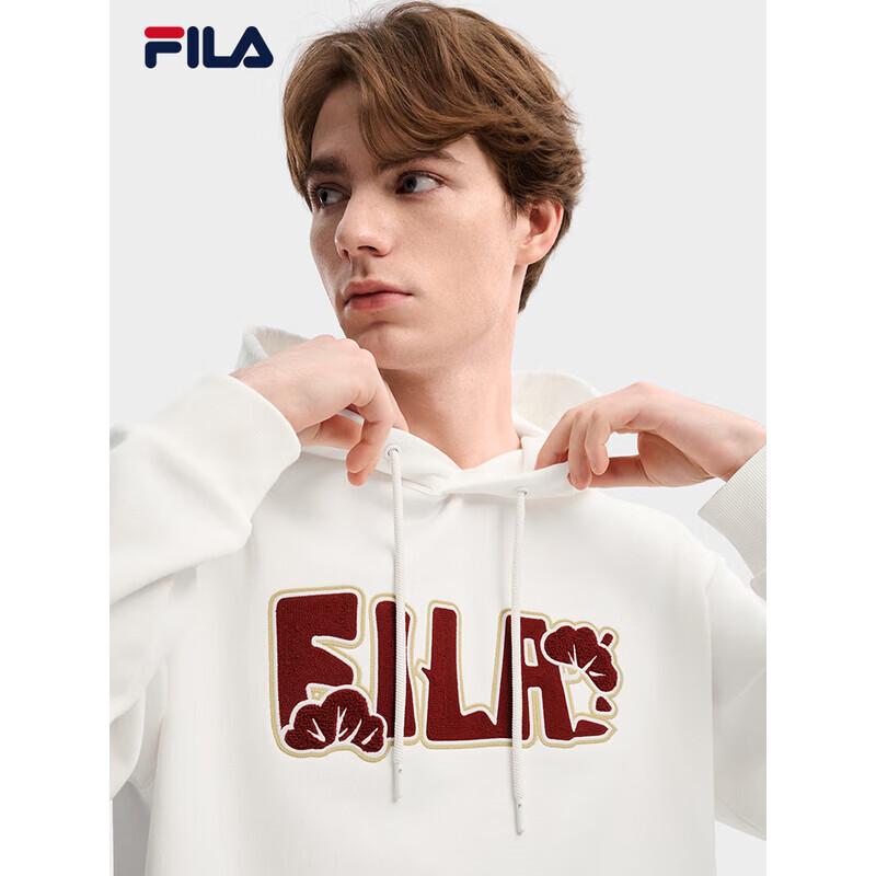 FILA 'Ready-to-Fly Drama' Unisex Loose Embroidered Hoodie