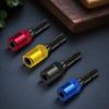 1/4 Inch Hex Shank Quick Release Electric Screwdriver with Magnetic Extension Rod and Bit Holder 60mm