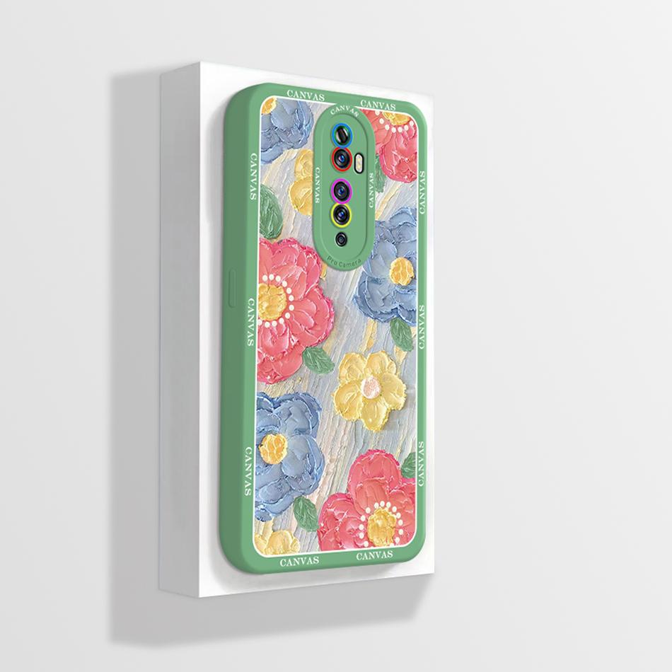 Quadratische Flüssigsilikonhülle für OPPO Reno 2 Reno2 2Z 2F Z F Linsenschutz Stoßfest Weiche Handyhüllen Rückseite Reno2F Reno2Z
