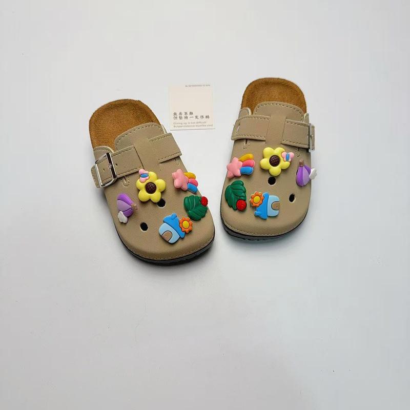 

Мультяшні Crocs для DIY: Зручні літні шльопанці в стилі Birkenstock, нековзкі, з відкритим верхом 24/25 (Inner Length 14.5cm)