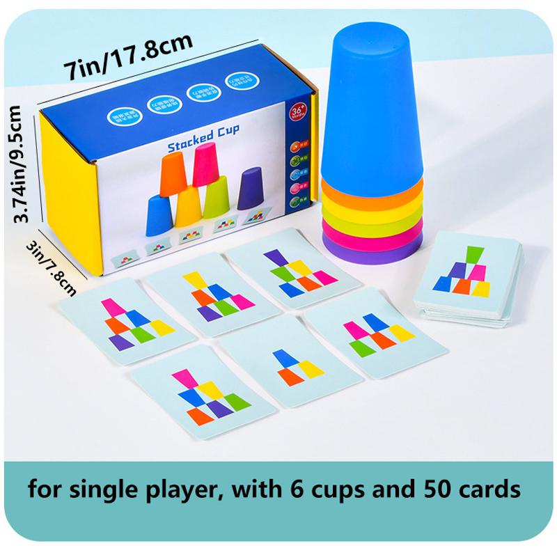 

Соревнование по складыванию стаканчиков для детей, Интерактивная игра для родителей и детей, Веселая игра на складывание, Подарок на Рождество