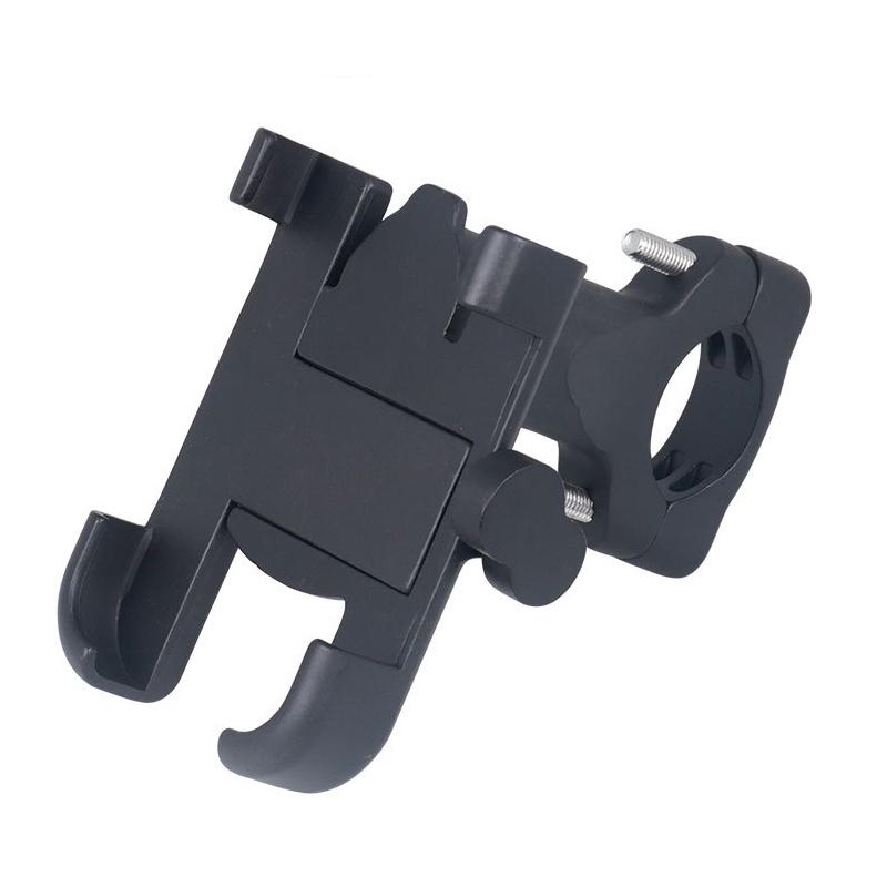 

Держатель для велосипедного телефона из алюминиевого сплава, MTB, дорожный велосипед, мотоцикл, 3,5-6,5 дюйма, кронштейн для мобильного телефона с GPS чёрный