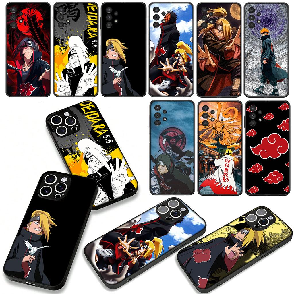 Deidara Narutos Akatsuki Itachi Pain Phone Cover for Xiaomi Redmi Note 11 15 9 10 Pro Plus 8 A5 9A 9T 10A 10C 9C NFC 15C 8T Case