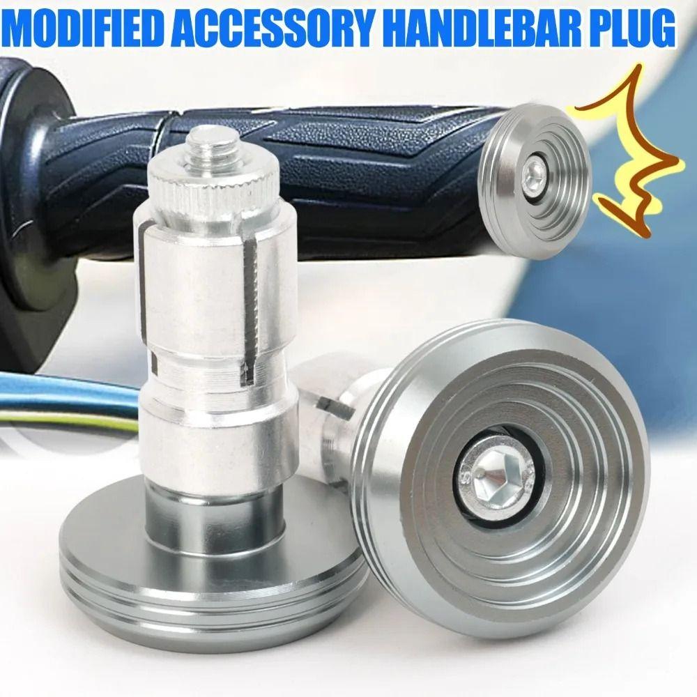 CNC Aluminum Zinc Zinc Alloy Motorcycle Handlebar End Caps Bar Ends Weights Handlebar Protection