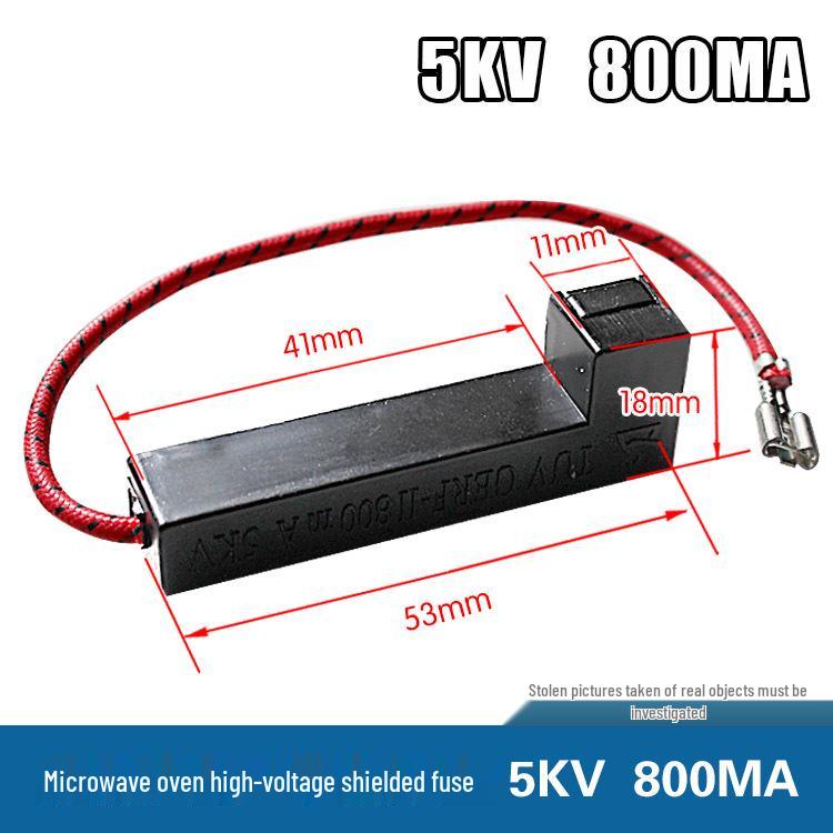 

Високовольтний запобіжник для мікрохвильової печі, комплект 0,8 А