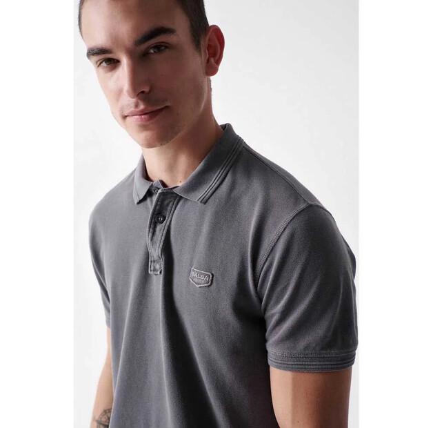 Salsa Jeans Premium Washed поло с короткими рукавами