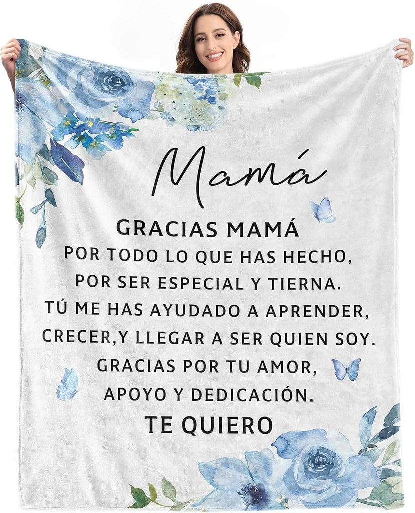 Grandma Gifts in Spanish Abuela Gifts Abuelita Blanket for Grandma Festival Birthday Gifts Regalos para Abuela/Abuelita throw