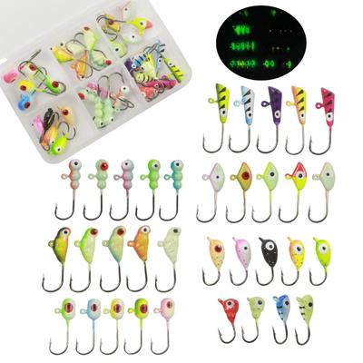 Set de jigs luminosos para pesca en hielo High-Hunting – Cebo de invierno y mini anzuelo