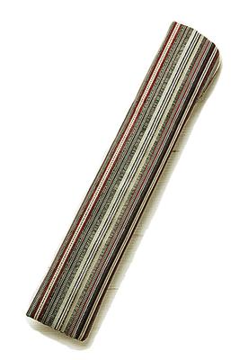 Nishijin Woven Fan Fan Pure for Made In Bag, Holder, 25cm, Silk, Men, Japan, Kyoto, Men's (Mado)