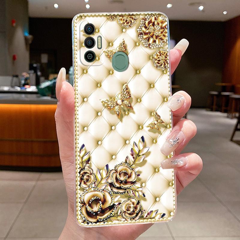 For Tecno Spark 7 Case Luxury Dragon Cute Cool Boys Girls Transparent Silicone Phone Cover For Tecno Spark 7 Pro 7T Etui Funda
