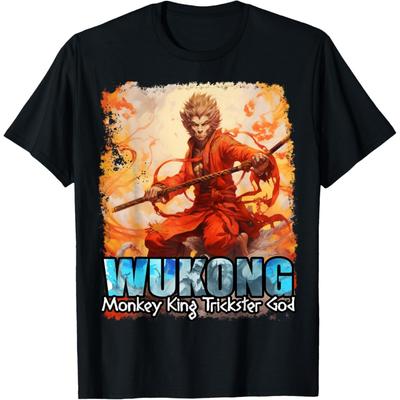 Chinesische Mythologie Affe Wukong T-Shirt(1)
