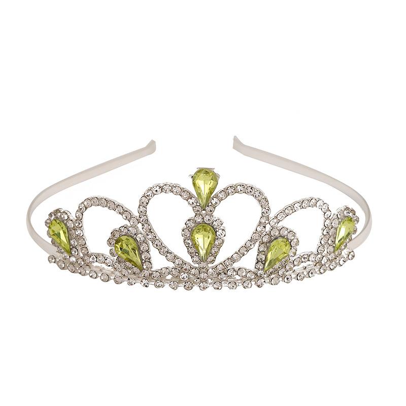 Children's Crown Birthday Party Hair Crown Headwear Girls Performance Hair Accessories Wang Guanxin