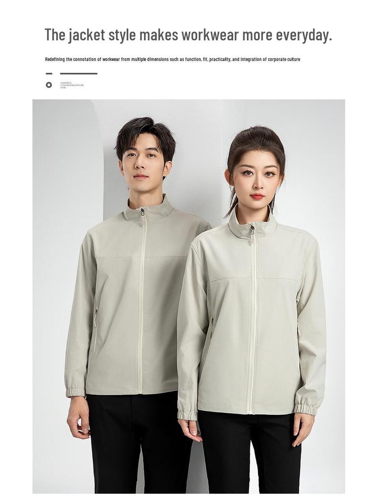 Men's Customizable Waterproof Windproof Workwear Jacket for Spring/Autumn