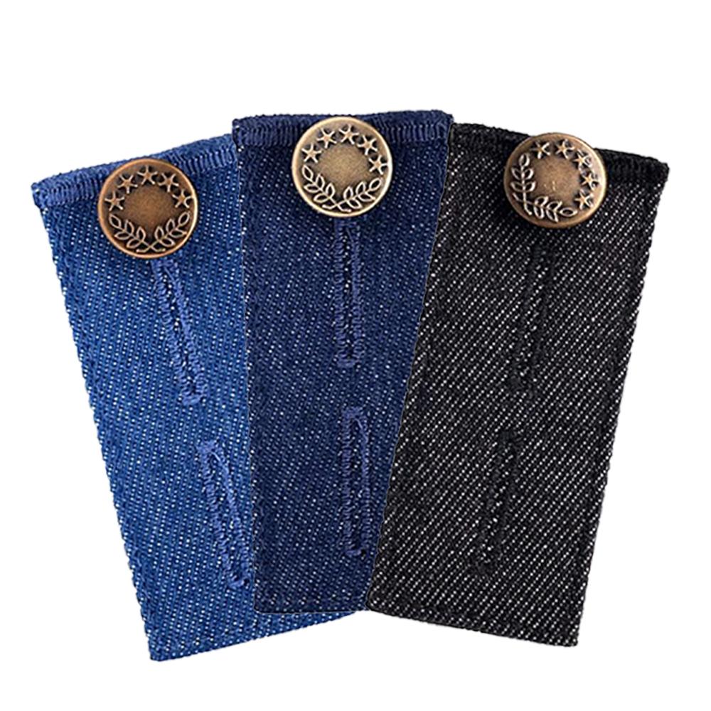 Denim Waist Extender Buttons For Pant Long Buckle Hook Stretch Adjustment Waist Buckle Extension Quilting Supplies