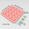 Porous Round Ice Cube & Cake Silicone Mold