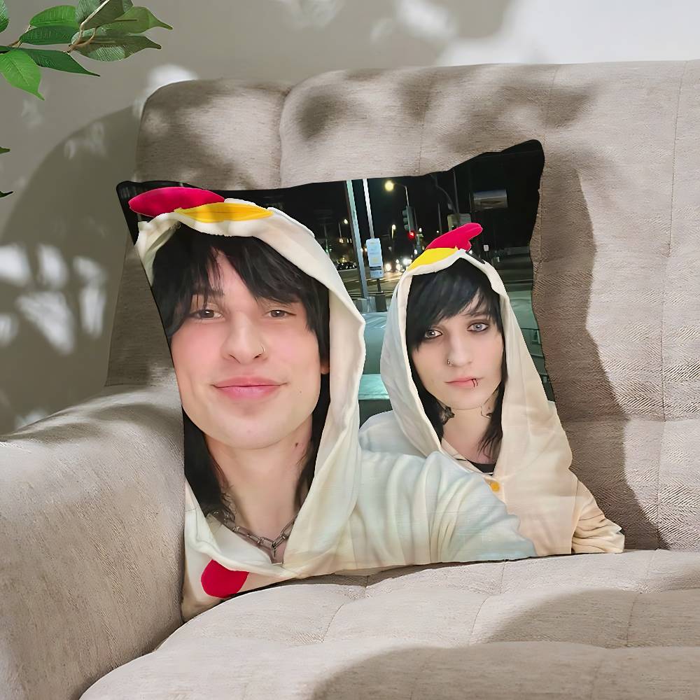 CoolJake Webber Johnnie GGuilbert Customizable Square Pillowcases Stylish And Soft Perfect For Beds Cars And Sofas