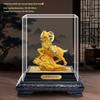 Golden Sheep Feng Shui Figurine for Prosperity - Three Sheep Zodiac Wealth Attracting Gift