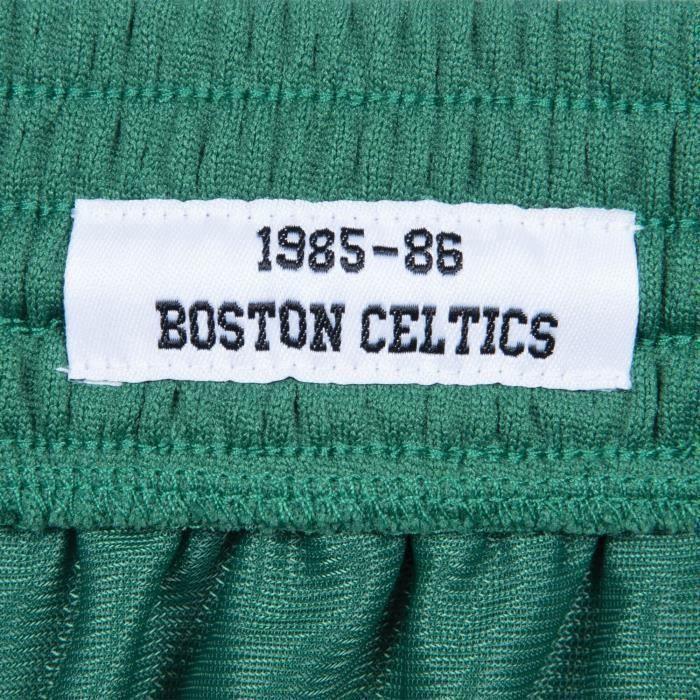 Basketball Shorts - M&n - Boston Celtics Road 1985-86 - White - Men's - Breathable