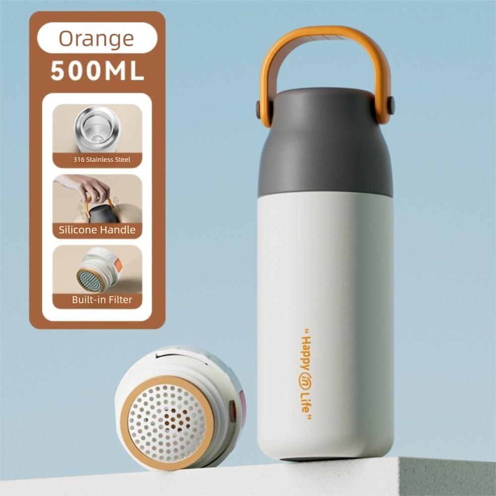 Handheld Insulated Bottle 316 Stainless Steel Insulated Tumbler Cup Thermos Water Bottle  Students