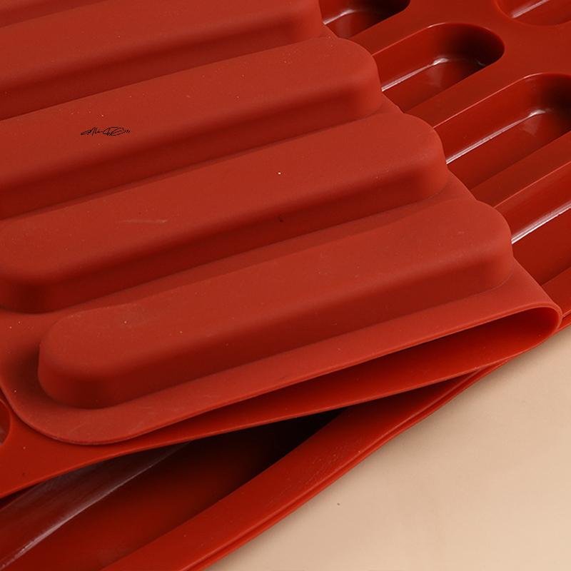 Commercial Silicone Tiramisu Finger Cookies Mold Non-Stick DIY Baking Tools for Household High-Temperature Resistant 15-Diy