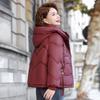Women's short hooded small bread clothes autumn and winter loose warm cotton-padded jacket