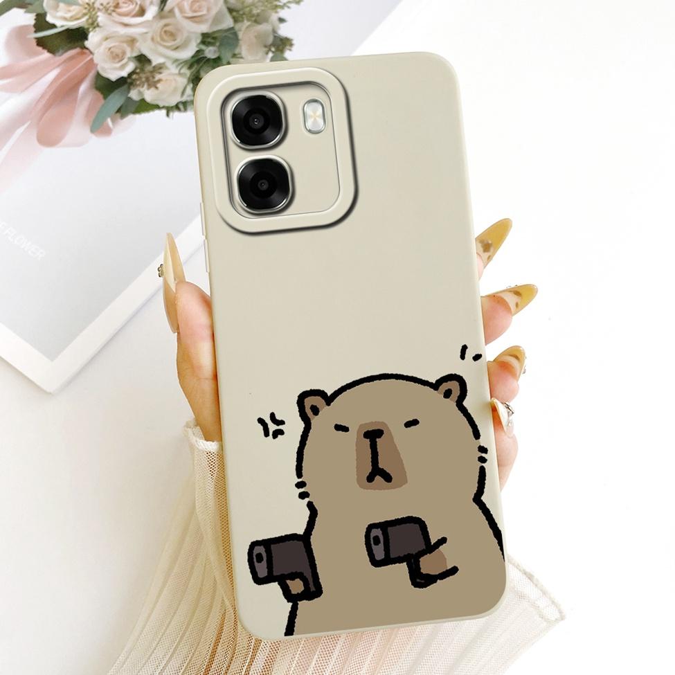 Case For Oppo A6 4G CPH2817 5G CPH2831 PLT120 Casing For Oppo A6 Cover Luxury Fashion Cute Cartoon Funny Painted Silicone Funda