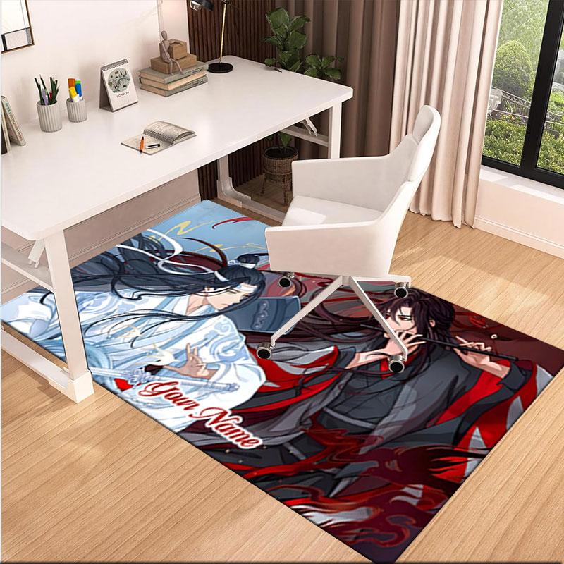 1PC Custom Name Epic Fantasy Duel Theme Floor Mat Ideal for Living Room, Game Rooms, Office, Bedroom,Floor Mat Playful Design