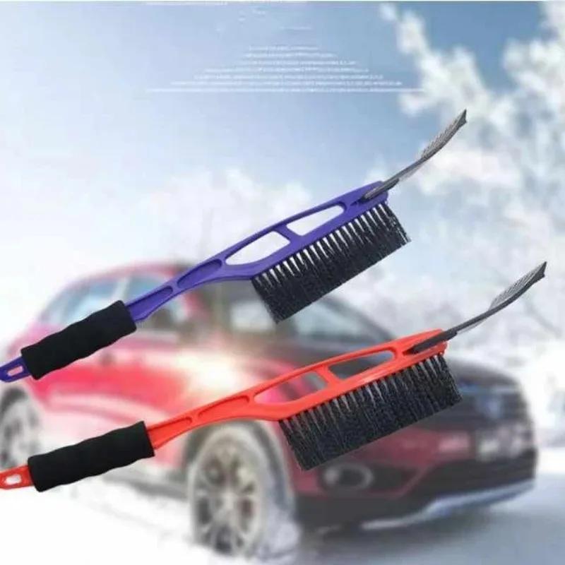 1-4PCS Winter Car Snow Removal Shovel Multi-function Ice Scraper Two-in-One Automobile Cleaning Shovel Tool for Ice and Snow