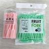 50Pcs/Set Fruit Fork Disposable Mini Home Dining Plastic Food Cake Fork Kitchen Supplies