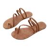 Flat-bottomed Slip-on Shoes, Large Size, Low Heel, Women's Sandals Devotion