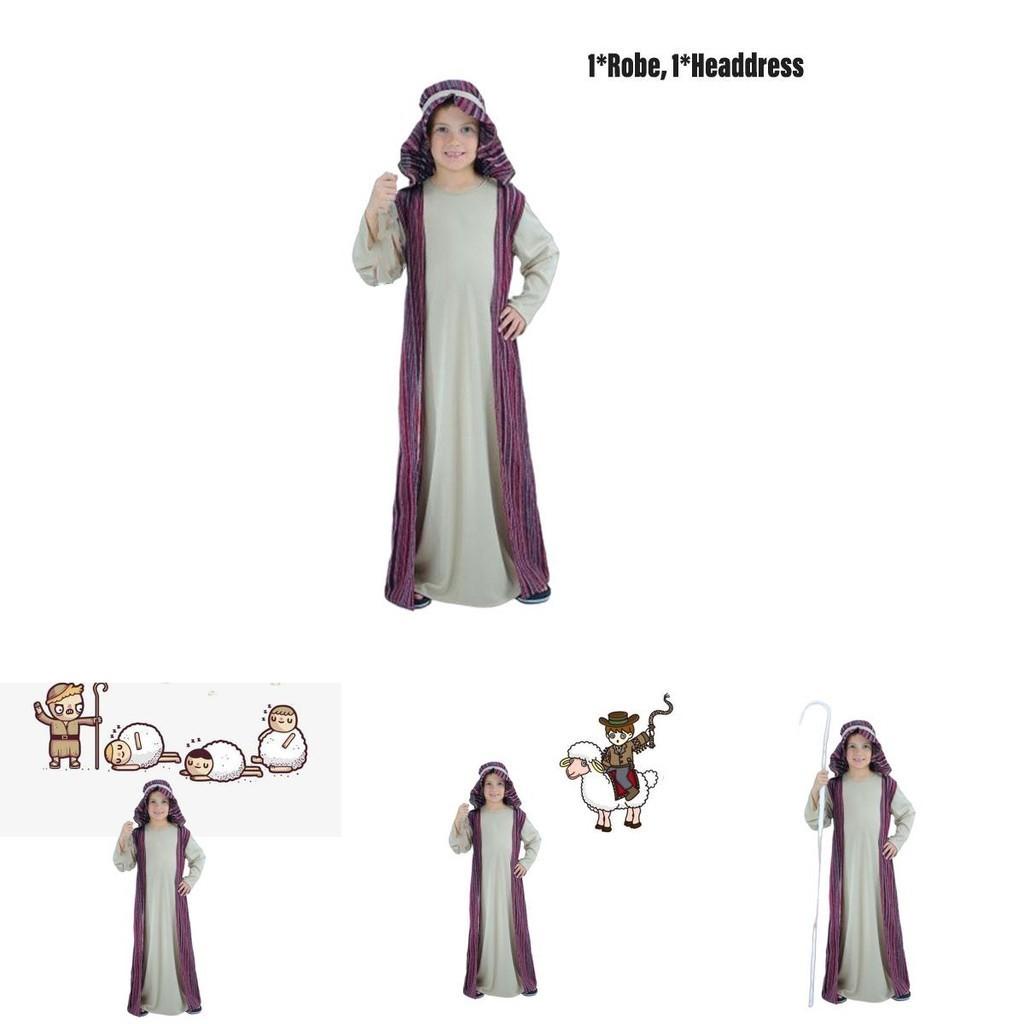 Arabian Costume For Kids Qatar Prince Role Play Dress-up Outfit