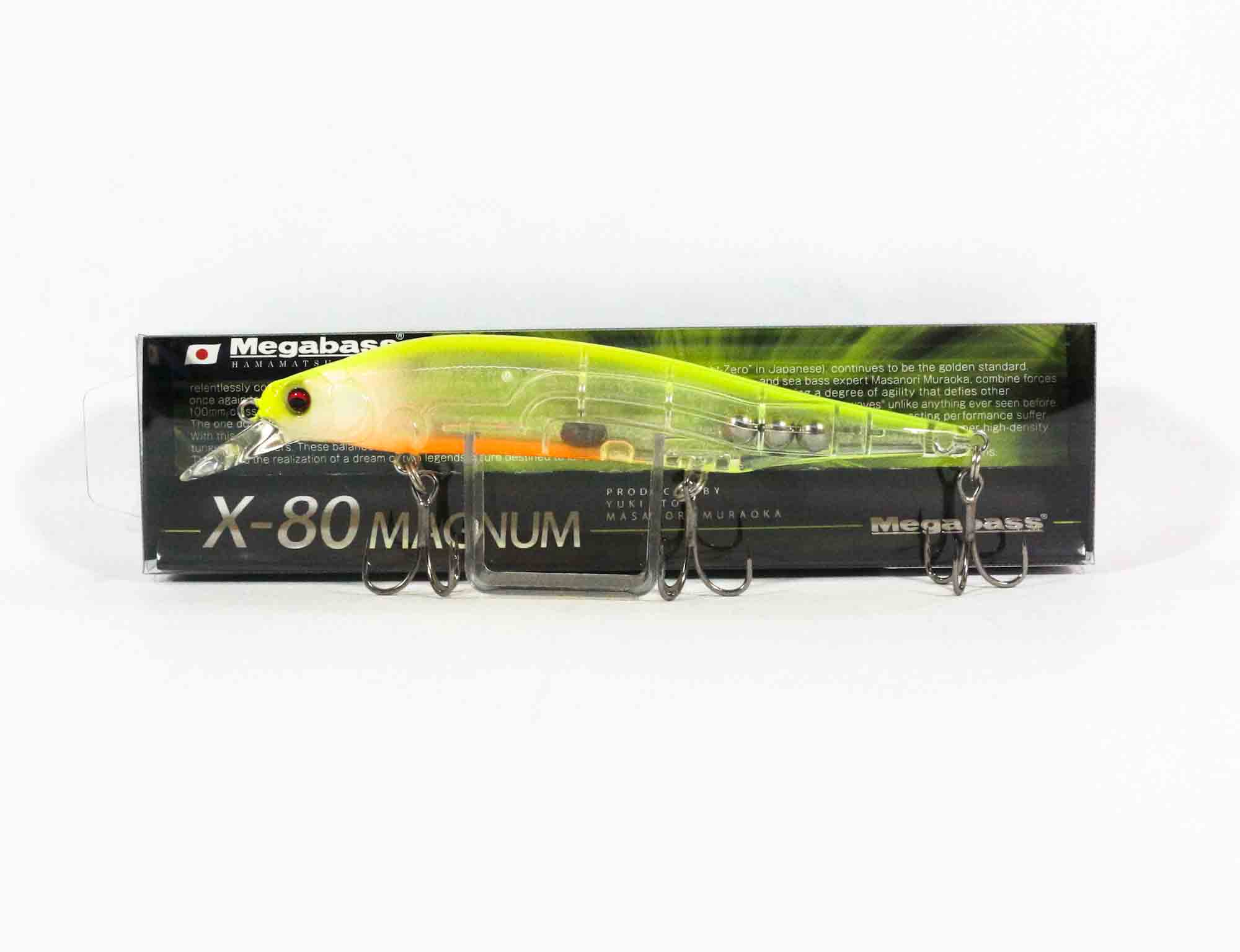 

Тонущая приманка Megabass X-80 Magnum GLX Skelton Таблица назад (7192)