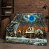 Classic Game Metal Slug Pixel Style Flannel Blanket,Ultra Soft Warm Plush Throw for Home Bedroom Bed Sofa Cover Office Travel