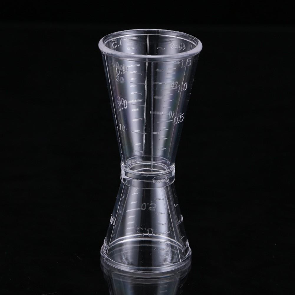 Deep Well Measuring Cup Double Measure Transparent