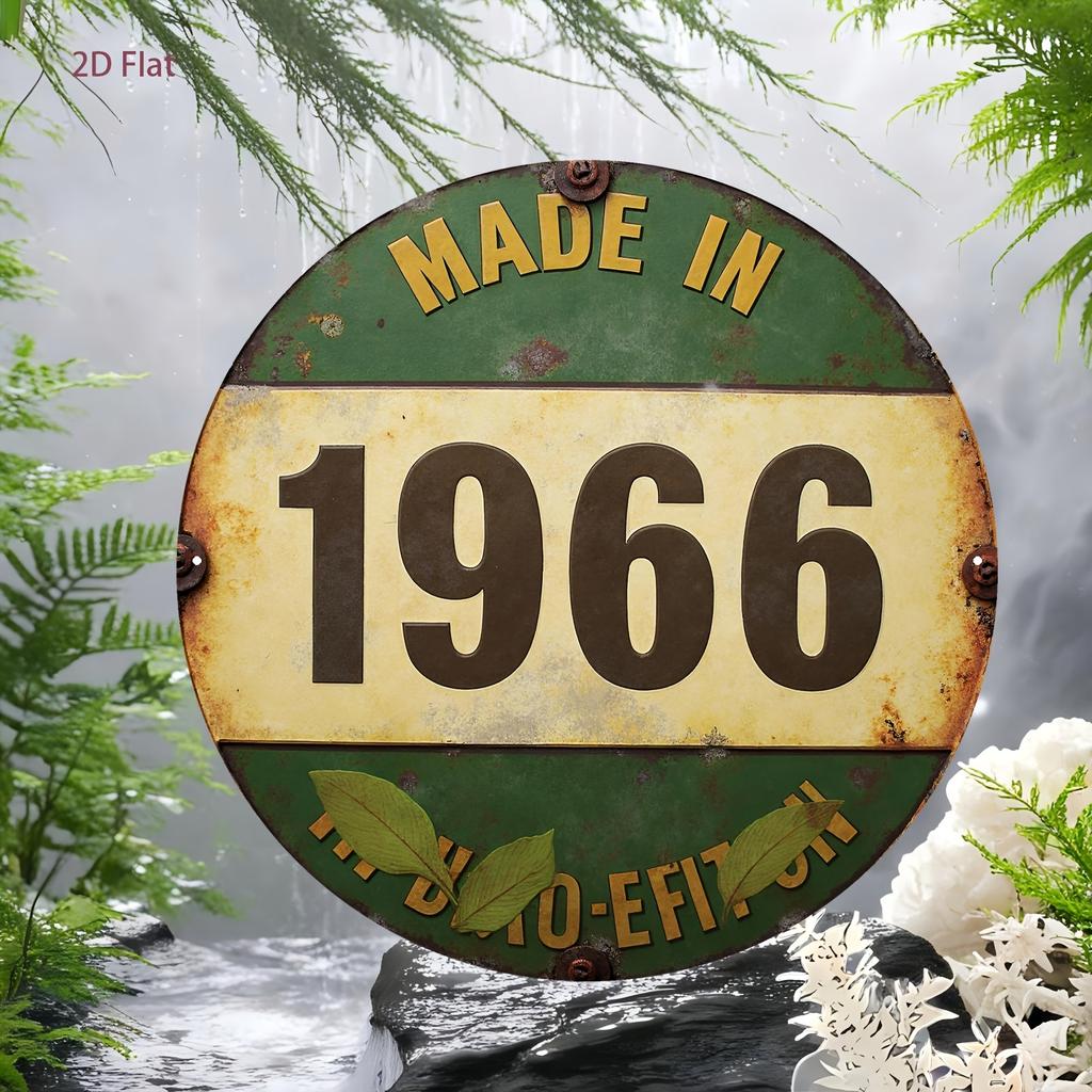 Vintage Benvenuto Nel Mio Giardino Metal Tin Sign Retro Floral Garden Wall Decor for Patio Yard Home