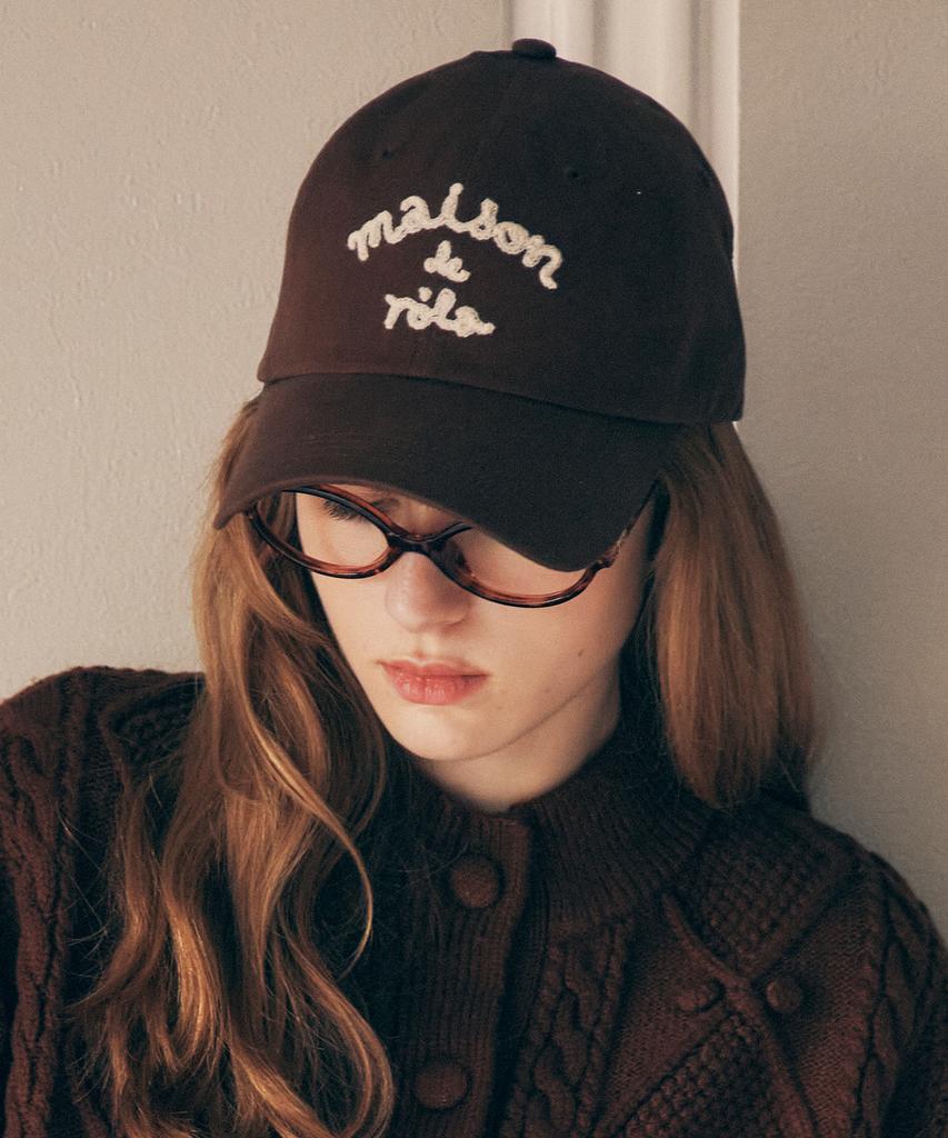 ROLAROLA Maison De Rola Ball Cap Brown