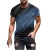 T-shirt z cyfrowym drukiem 3D dla nastolatków i mężczyzn, z krótkim rękawem, wszechstronny, oddychający