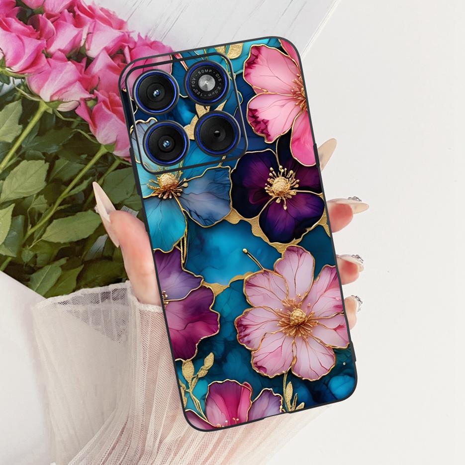 For Motorola Edge 70 Case XT2601-2 Luxury Butterfly Painted Cover Soft Silicone Case For Motorola Edge 70 Fusion Edge70 5G Shell