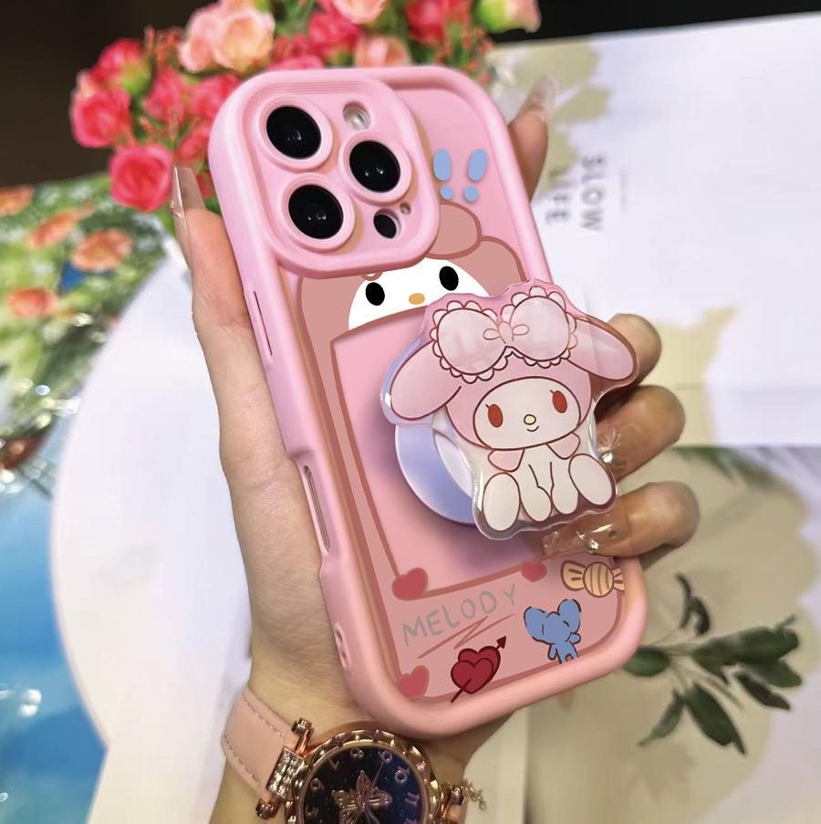 Sanrio TK Stand Airbag KT Pink Phone Case for Apple 16