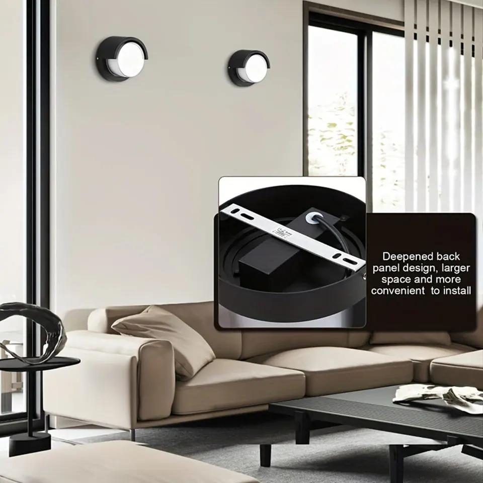 LED Wall Lamp Lighting 12W Warm White for Indoor Outdoor Home Decoration Light