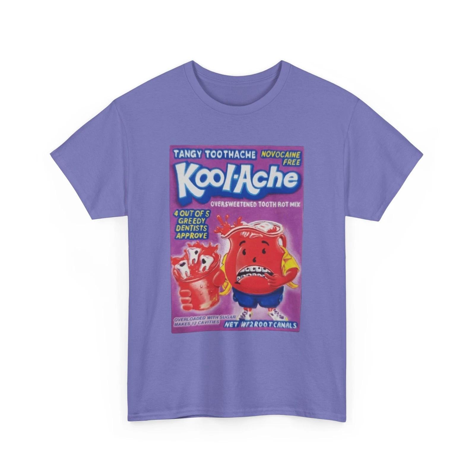 Wacky Packages Kool-Ache Drink Mix Printed T shirt Funny Product Parody XL