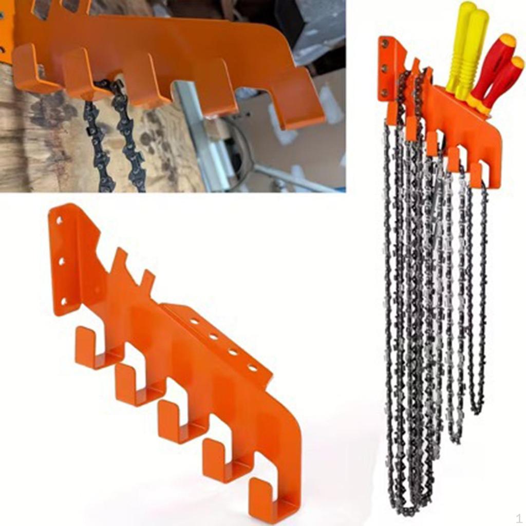 Chain Hanger Storage Rack Sturdy Easily Install Heavy Duty Wall Mount Holder for Warehouses