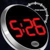 1 Stück LED Auto Uhr Leuchtend Automobile Innen Aufklebbar Mini Digitaluhren Auto Ornament Autozubehör