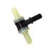 ID10 T Type One Way Valve Non Return Valve Fuel Line Quick Connector 11.8 Male Connector Fuel Pipe Fittings Auto Fastner 1pc