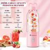 Portable Personal Blender 17 OZ/500 ML Juicer, 175W Personal Size Blender, Ideal for Smoothies, Ice Blending, Juicing, and Foo